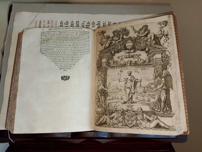 Girolamo Ruscelli - Le Imprese Illustri Aggiuntovi nuovam il Quarto Libro emblemata Italian emblemy - 1584