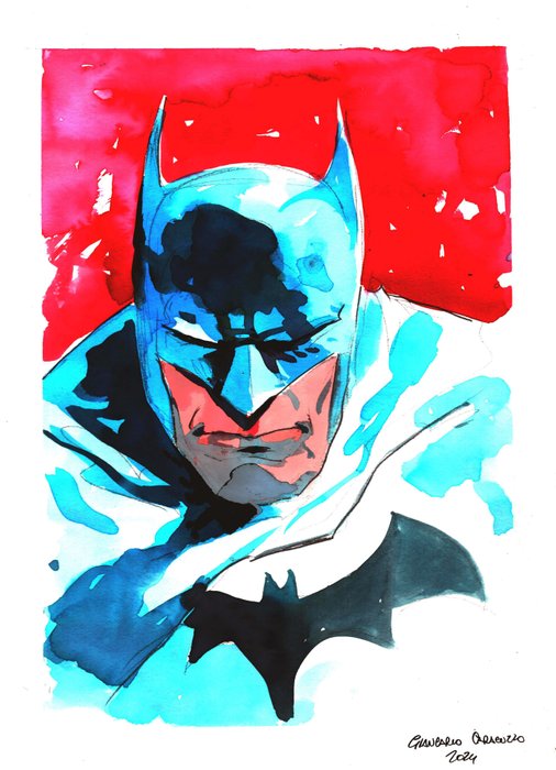 Caracuzzo, Giancarlo - 1 Watercolour - Batman - 2024