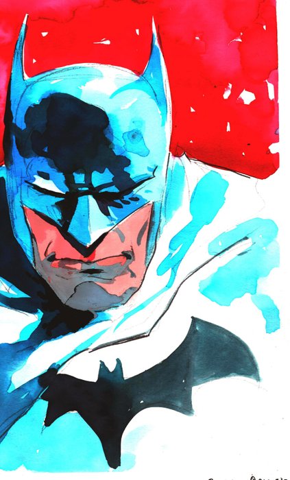 Caracuzzo, Giancarlo - 1 Watercolour - Batman - 2024