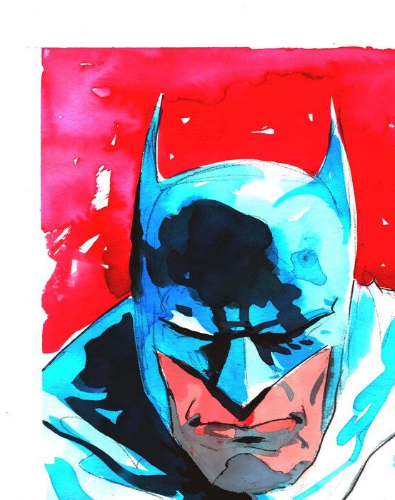 Caracuzzo, Giancarlo - 1 Watercolour - Batman - 2024