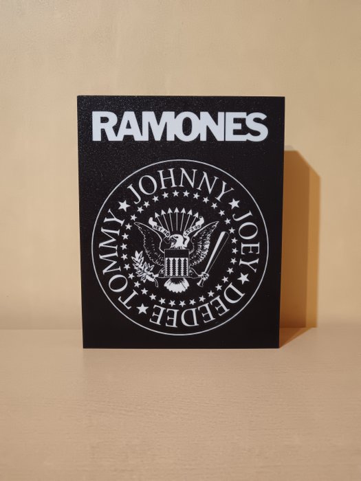 Lysskilt - Ramones - Fan Mad - Plast