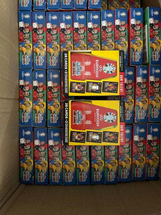 2023/24 Topps Match Attax UEFA Mini Tins - 30 Box - Næsten så god som ny (NM)