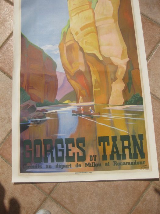 André Giroux - Les gorges du Tarn PO Midi 1937 - 1930‹erne