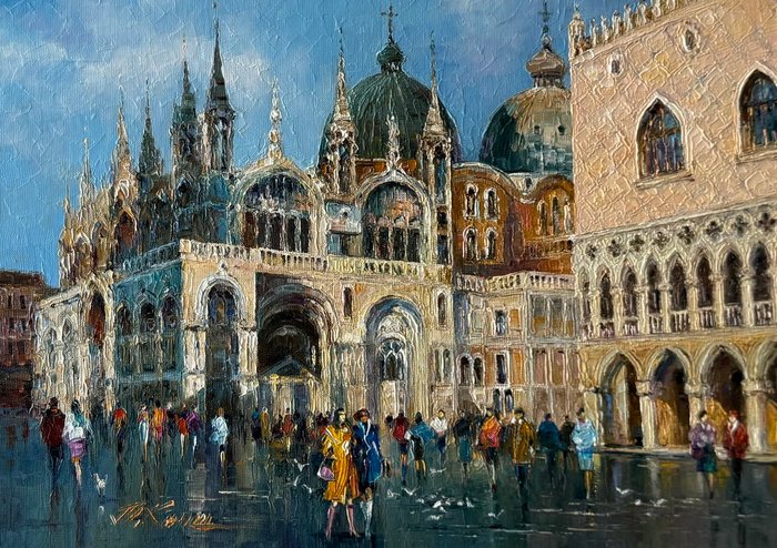 Knysh Tanya  (1965) - San Marco square