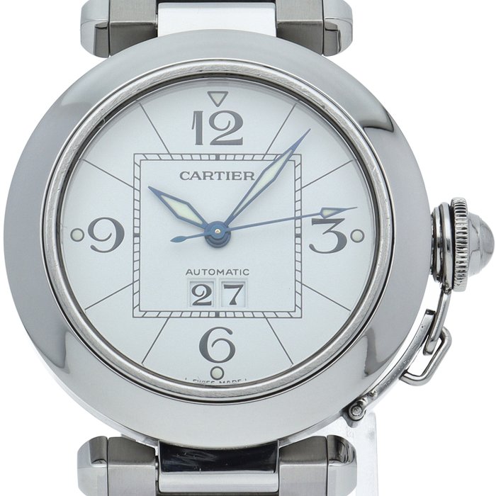 Cartier - Pasha C Big Date - W31055M7 - Unisex - 2000-2010