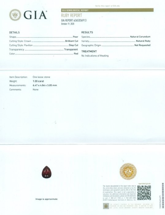 Ørestikkere - 14 karat Hvidguld -  2.53ct. tw. Rubin - Diamant - Rubin- og diamantknopper