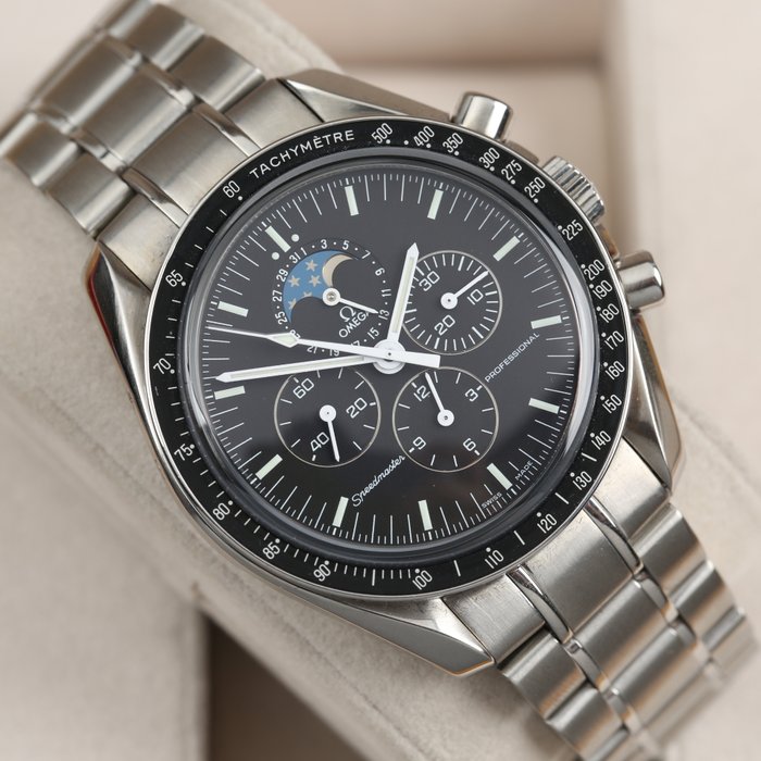 Omega - Speedmaster Professional Moonwatch Moonphase - 3576.50.00 - Mænd - 2000-2010