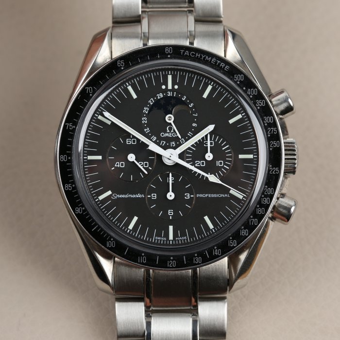 Omega - Speedmaster Professional Moonwatch Moonphase - 3576.50.00 - Mænd - 2000-2010