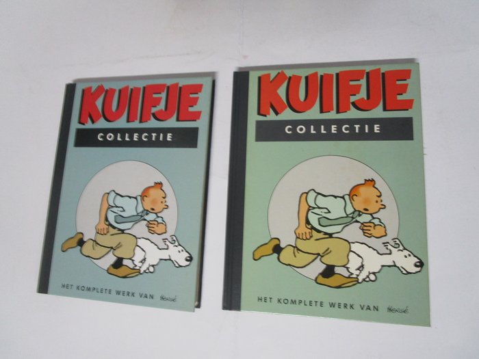 Kuifje 1 t/m 19 (minus 10) - Het complete werk van Hergé - 18 Album - Første udgave - 1990/1992