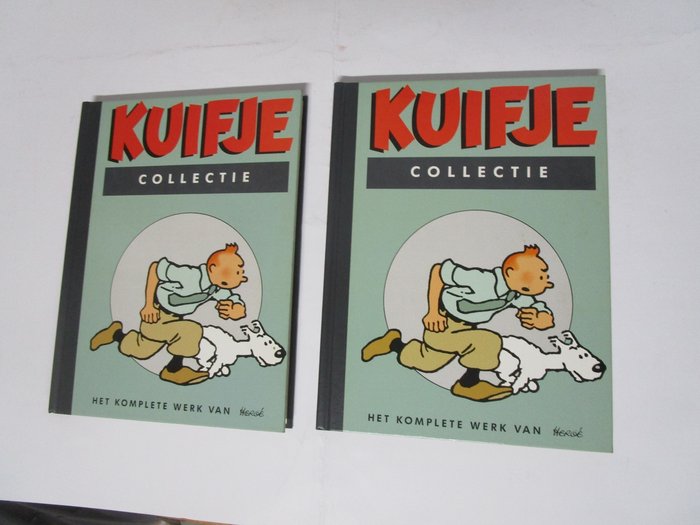 Kuifje 1 t/m 19 (minus 10) - Het complete werk van Hergé - 18 Album - Første udgave - 1990/1992