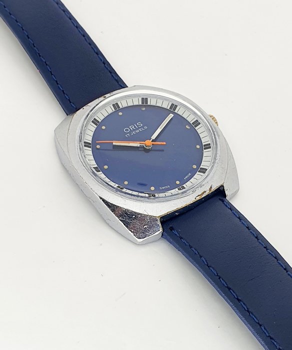 Oris - Ingen mindstepris - Star 17 Jewels Blue Dial - Mænd - 1970-1979