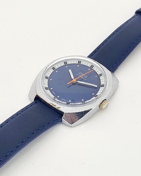 Oris - Ingen mindstepris - Star 17 Jewels Blue Dial - Mænd - 1970-1979