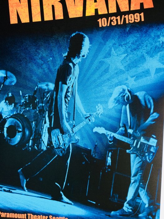 Nirvana - Large Art Photo - Signed by the Photographer Karen Mason Blair - Signed memorabilia - Poster