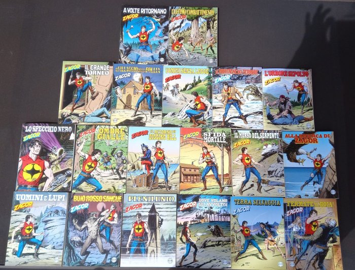 Zagor nn. 501/600 - sequenza completa - 100 Comic - Første udgave