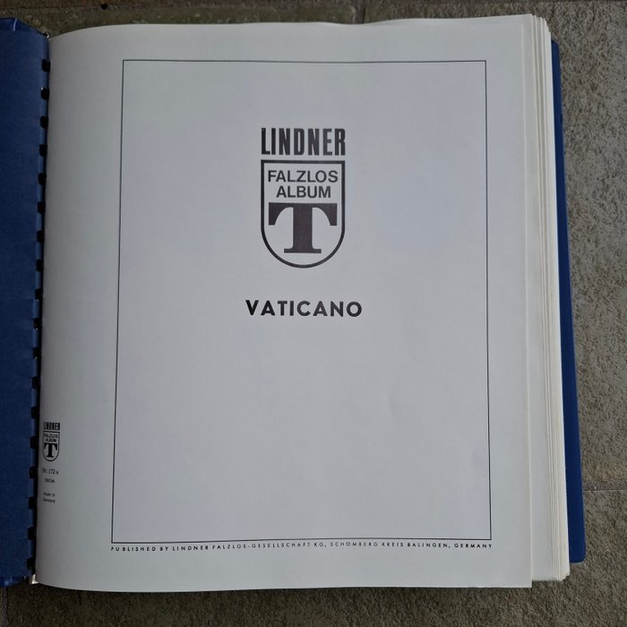 Vatikanstaten 1952/1978 - Samling komplet (1957/78) i Lindner fortrykt bind postfrisk.