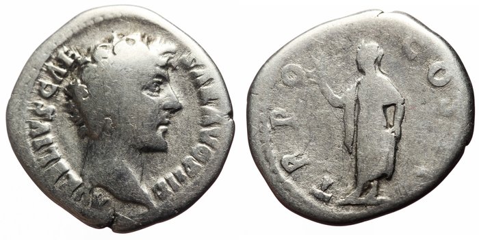 Romarriket. Marcus Aurelius (AD 161-180). Denarius As Caesar  (Ingen mindstepris)