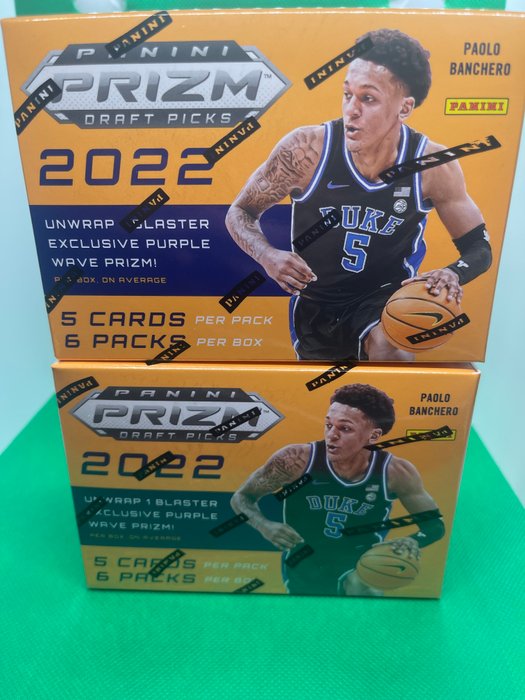 2022 Panini Prizm NBA - 2 Sealed box - Næsten så god som ny (NM)