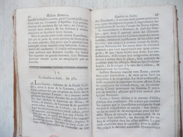 [anonyme] - Abrégé de l'histoire romaine, à l'usage des élèves de l'École royale militaire - 1808