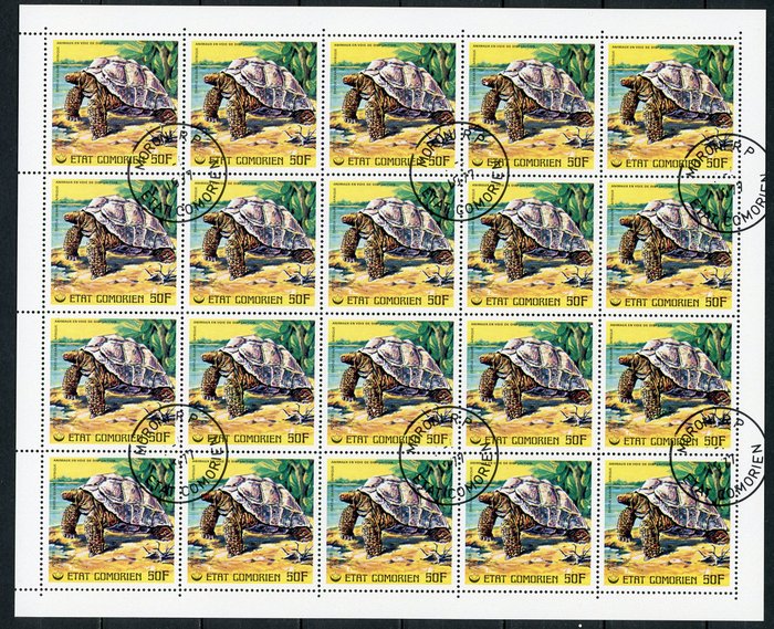 Afrika 1977/1992 - Samling af frimærkeark. Mi CV 2.605 EUR