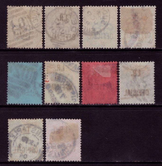 Storbritannien 1882/1904 - officielt sæt - Stanley Gibbons