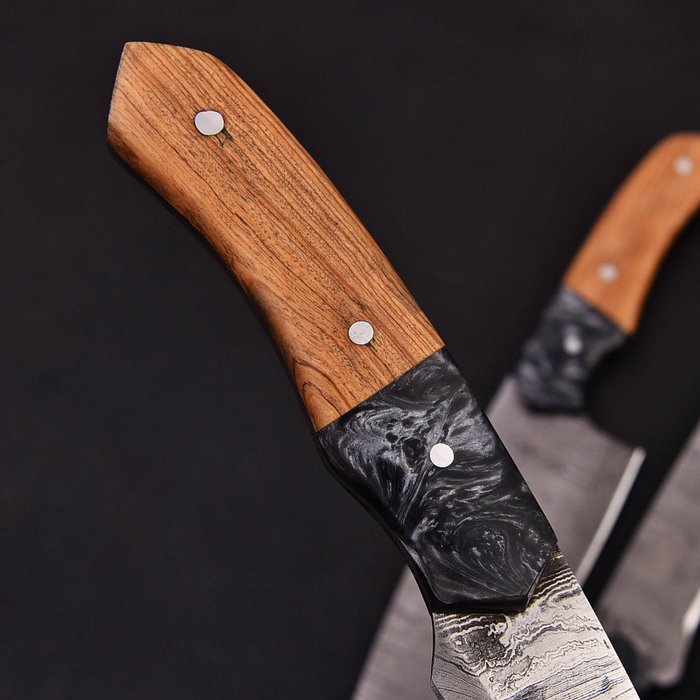 Køkkenkniv - Chef's knife - Oliventræ og harpiks - Nordamerika