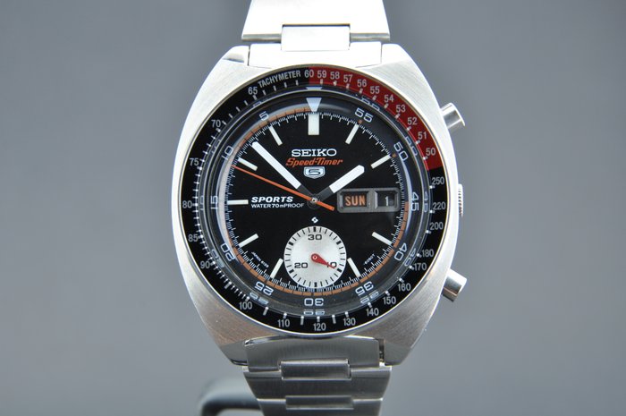 Seiko - Pogue Automatic Chronograph Cola Bezel - 6139-6030 - Mænd - 1970-1979