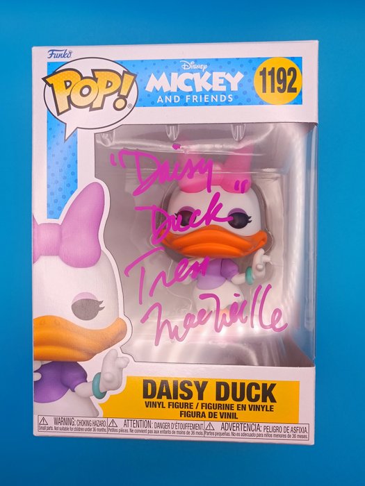 Disney Funko Signed - Daisy Duck signed by the incredible Tress MacNeille (voice of Daisy) - 1 Figure