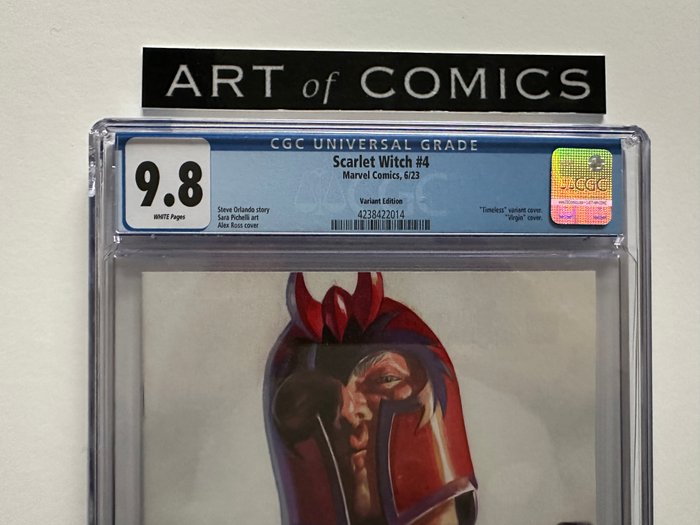 Scarlet Witch #4 - Timeless Variant Virgin Cover - CGC Graded 9.8 - 1 Graded comic - Første udgave - 2023