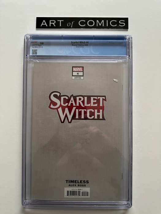 Scarlet Witch #4 - Timeless Variant Virgin Cover - CGC Graded 9.8 - 1 Graded comic - Første udgave - 2023