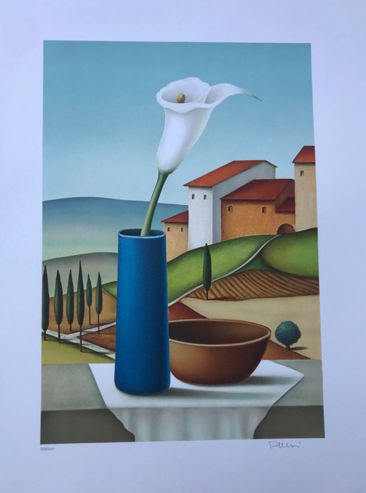 Masi Roberto 1940-2011 - Vaso con calla