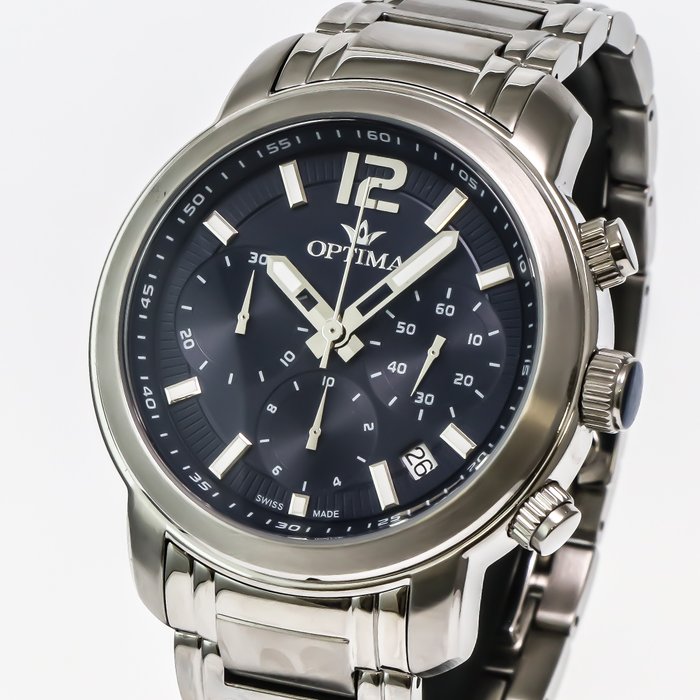 Optima - Swiss Chronograph - OSC399-SS-9 - Ingen mindstepris - Mænd - 2011-nu