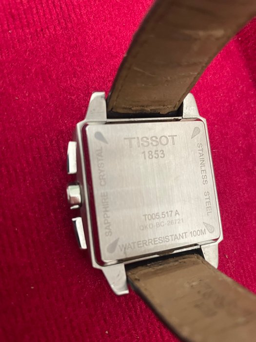 Tissot - Quadrato - Ingen mindstepris - T005517A - Mænd - 2000-2010