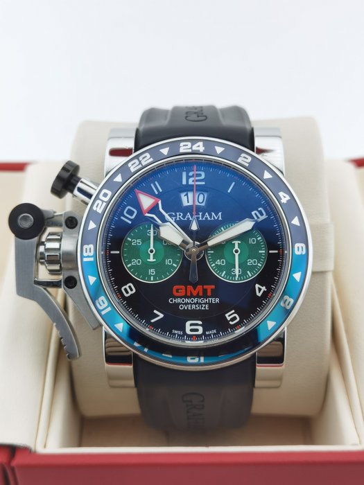 Graham - Chronofighter Oversize GMT - 2OVGS.B12A - Mænd - 2000-2010