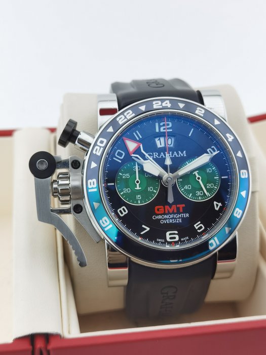 Graham - Chronofighter Oversize GMT - 2OVGS.B12A - Mænd - 2000-2010