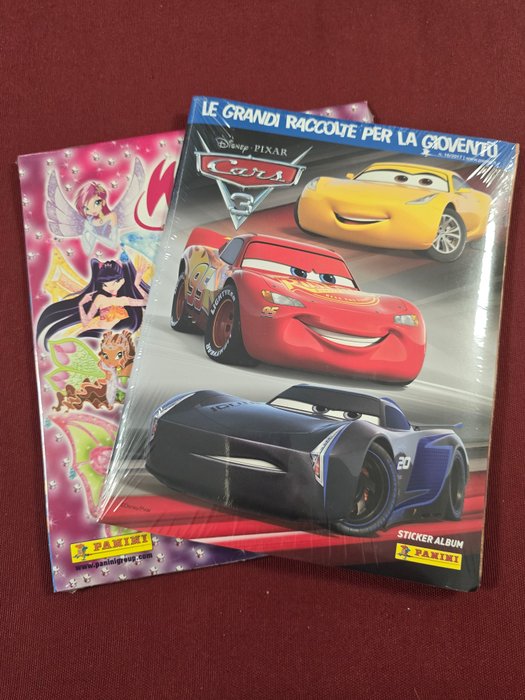 Panini - Winx + Cars - 2 Factory seal (Empty album + complete loose sticker set)