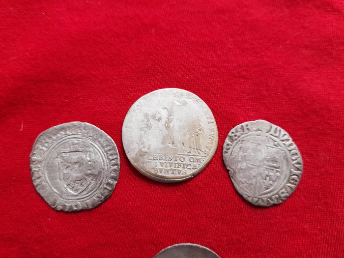 Europa. Lot of 6 Silver Medieval coins, from the 17th-18th century.  (Ingen mindstepris)