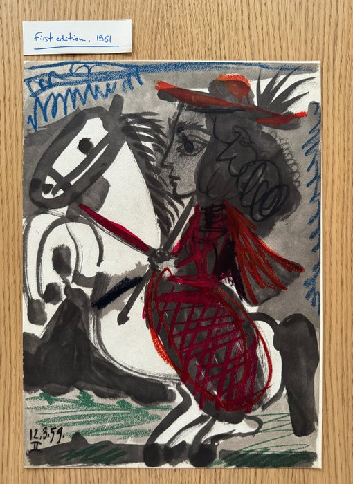 Pablo Picasso (1881-1973), after - Amazon / Toros y toreros - First edition, 1961