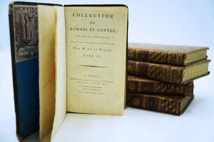 M De La Place - Collection des Romans et Contes imités de l'anglois - 1788