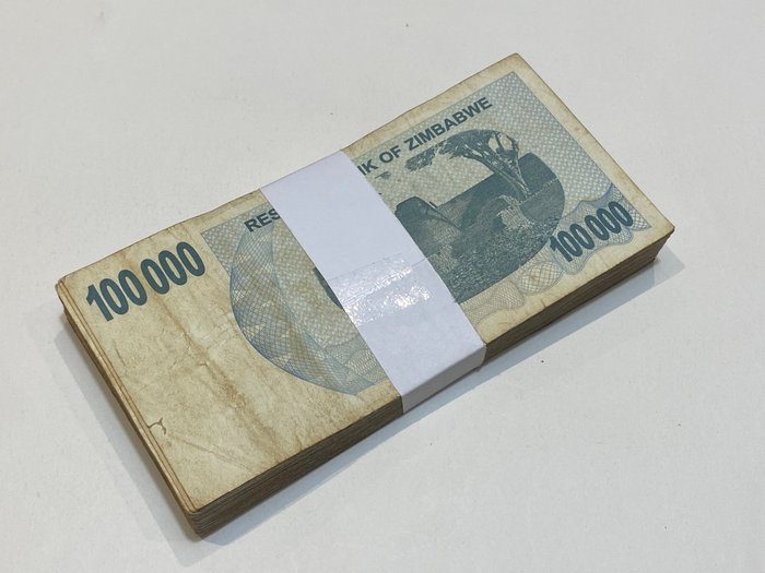 Zimbabwe. - 100 x 100 000 Dollars - 2006 - Pick 48  (Ingen mindstepris)