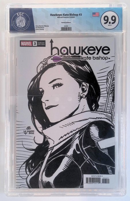 Hawkeye: Kate Bishop #3  3 Variant 4  4 Variant 5  5 Variant - all EGC graded - 6 Graded comic