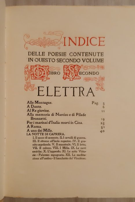 Gabriele D'Annunzio - Laudi del cielo del mare della terra e degli eroi - 1903