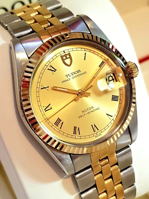 Tudor - Prince Oysterdate - "Full Set" - Ref 74033 - Gold Roman Numeral Dial - Mænd - 1996