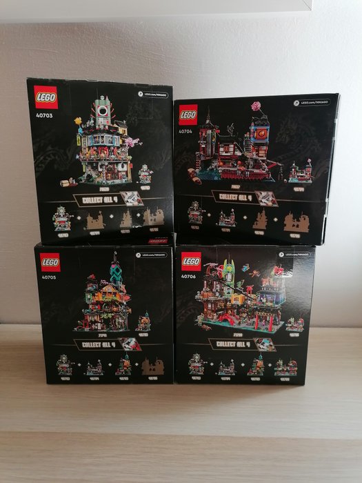 Lego - Ninjago - 40703, 40704, 40705, 40706