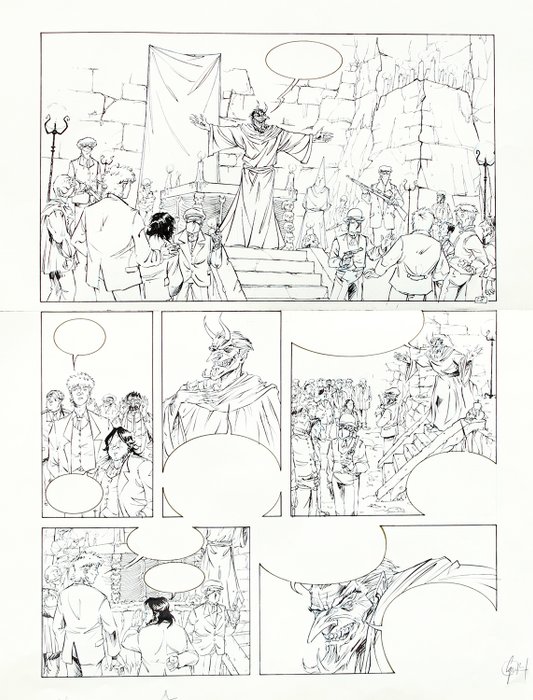 Cerqueira, David - 1 Original page - L'Ombre de l'échafaud T1 - L'Affaire Brignou - 2004