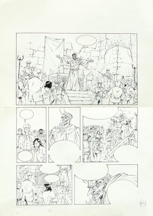 Cerqueira, David - 1 Original page - L'Ombre de l'échafaud T1 - L'Affaire Brignou - 2004