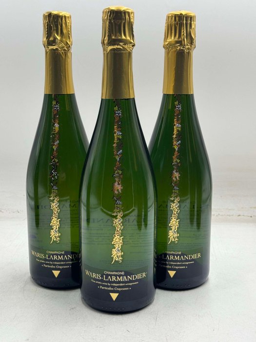 Waris-Larmandier, Particules Crayeuses Extra-Brut Grand Cru Blanc de Blancs - Champagne Grand Cru - 3 Flasker (0,75 L)