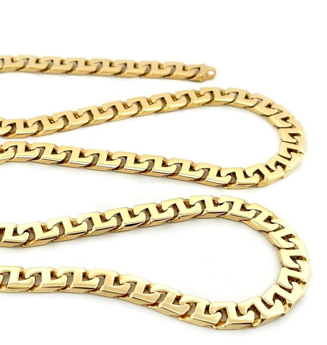 Handmade - Halskæde - Solid gold chain - 73,4 g - 60 cm - 18 kraat Gulguld