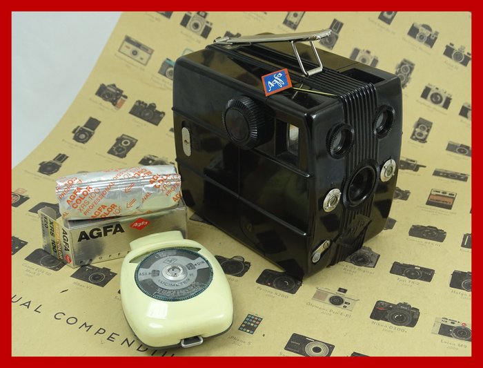 Agfa Trolix Bakelieten box camera in TOP staat Analogt kamera