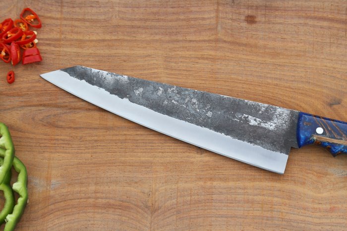 JAMES MARTEIN - Køkkenkniv - Chef's knife -  Gyuto kokkekniv - Levende kulstofstål - Spanien - Gyuto kokkekniv