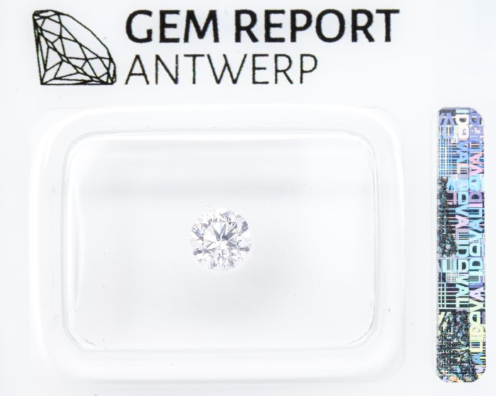 Ingen mindstepris - 1 pcs Diamant  (Natur)  - 0.40 ct - Rund - E - I1 - Gem Report Antwerp (GRA)